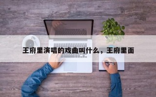 王府里演唱的戏曲叫什么，王府里面