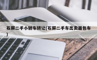石屏二手小轿车转让(石屏二手车出卖面包车)