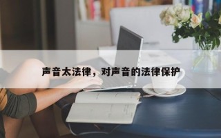 声音太法律，对声音的法律保护