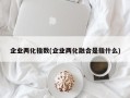 企业两化指数(企业两化融合是指什么)